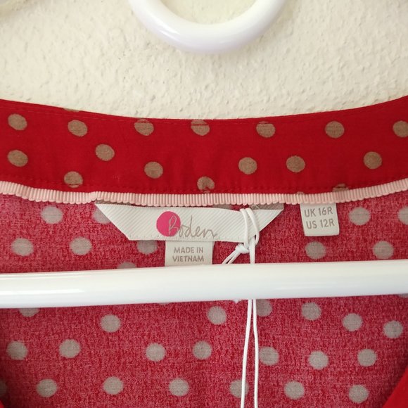 FINAL OFFER Boden Polka Dot Elsie Midi Dress - Picture 3 of 5